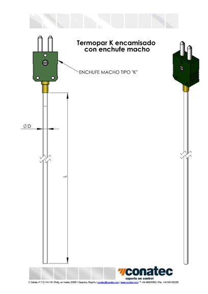 X-DREE Câble 2M de sonde de thermocouple de type K de 0 à 300 ° C avec connecteur SMPW 0-300C Tipo K Sonda de termopar 2M Cable con conector SMPW 