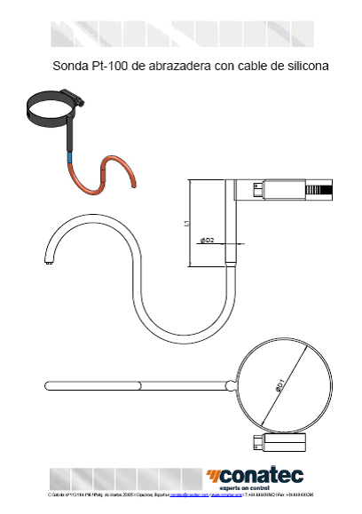 Silicon cable clamp