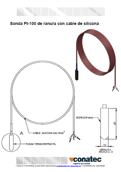 Silicon cable groove 