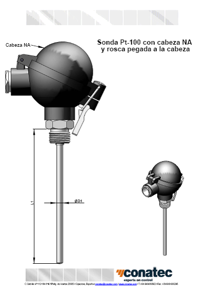 NA head with thread attached to the head 