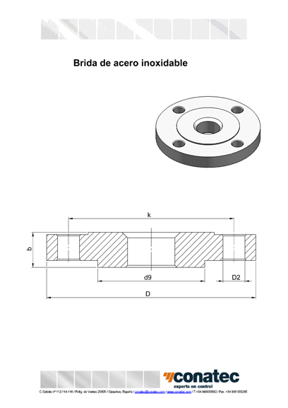 Stainless steel flange