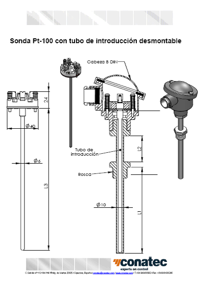 Sonde avec tube dintroduction 